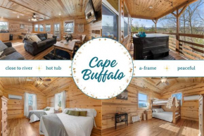 Cabin 1 - Peaceful Cabin Near River with Fire Pit and Hot Tub
